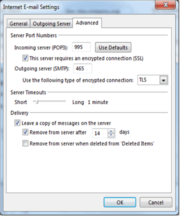 Email over SSL